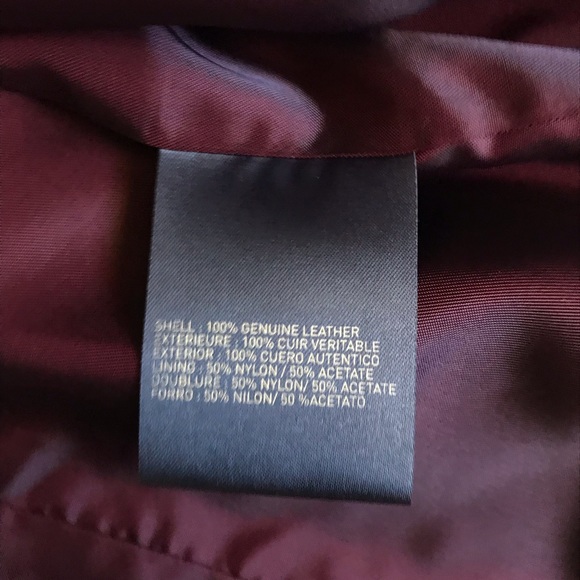 Liz Claiborne Leather Jacket - Picture 2 of 6